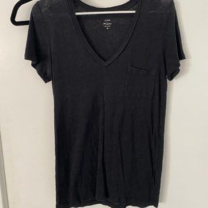 Black V Neck
